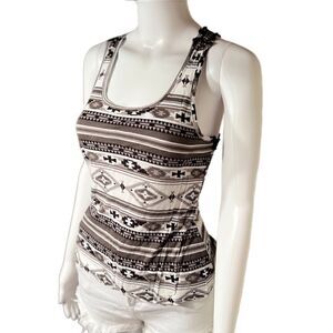 Crochet Back  Knit Tank 